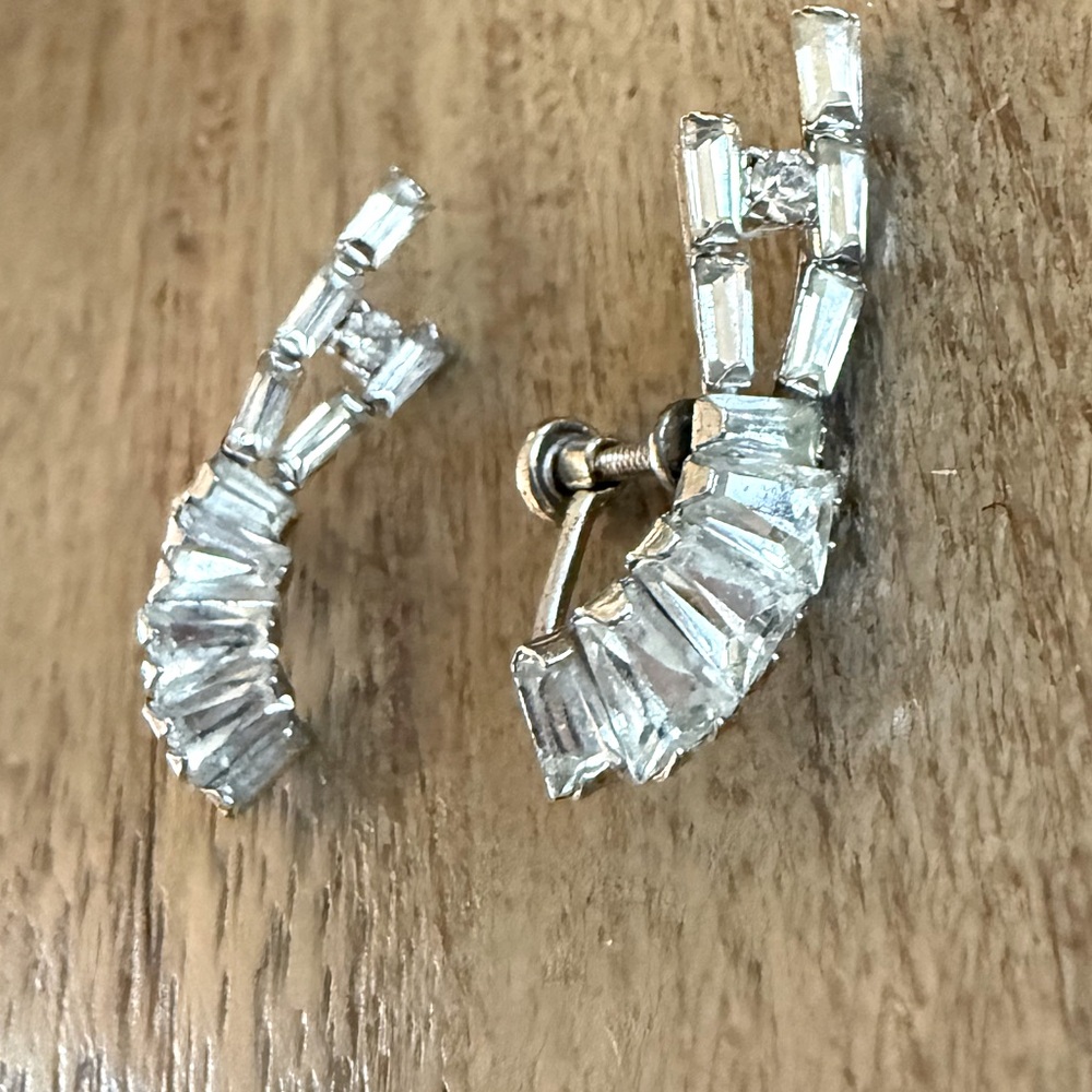 Elegant Phyllis Screwback Vintage Earrings